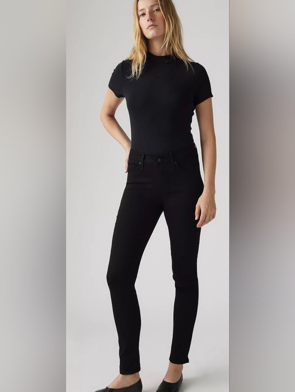LEVIS 311 Black Shaping Skinny Jeans 30